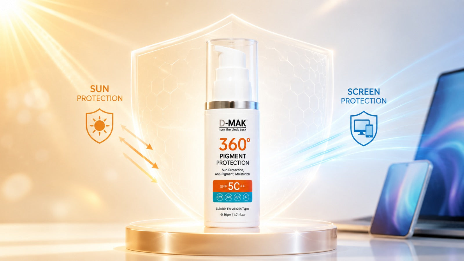 sunscreen for pigment protection