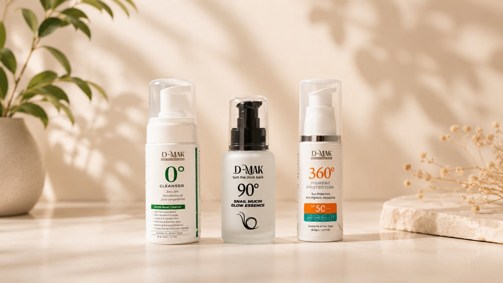 Daily Skincare Routine by D-MAK